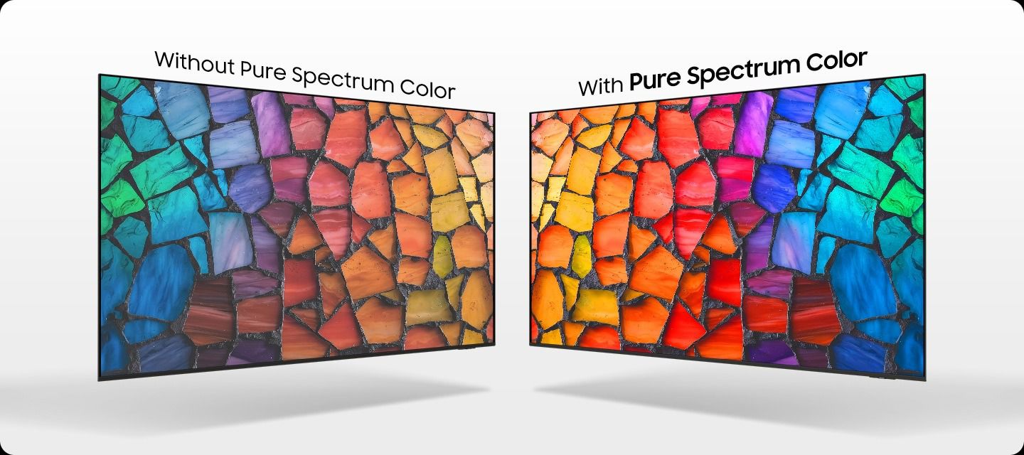 Công nghệ dải màu tinh khiết tái hiện hơn 1 tỉ màu sắc trên tivi samsung